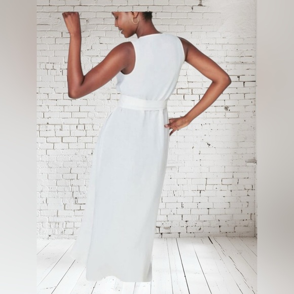 Andie Linen Blend Wrap Dress NWT Lightweight lVarious Sizes & Colors Boutique - Picture 3 of 4